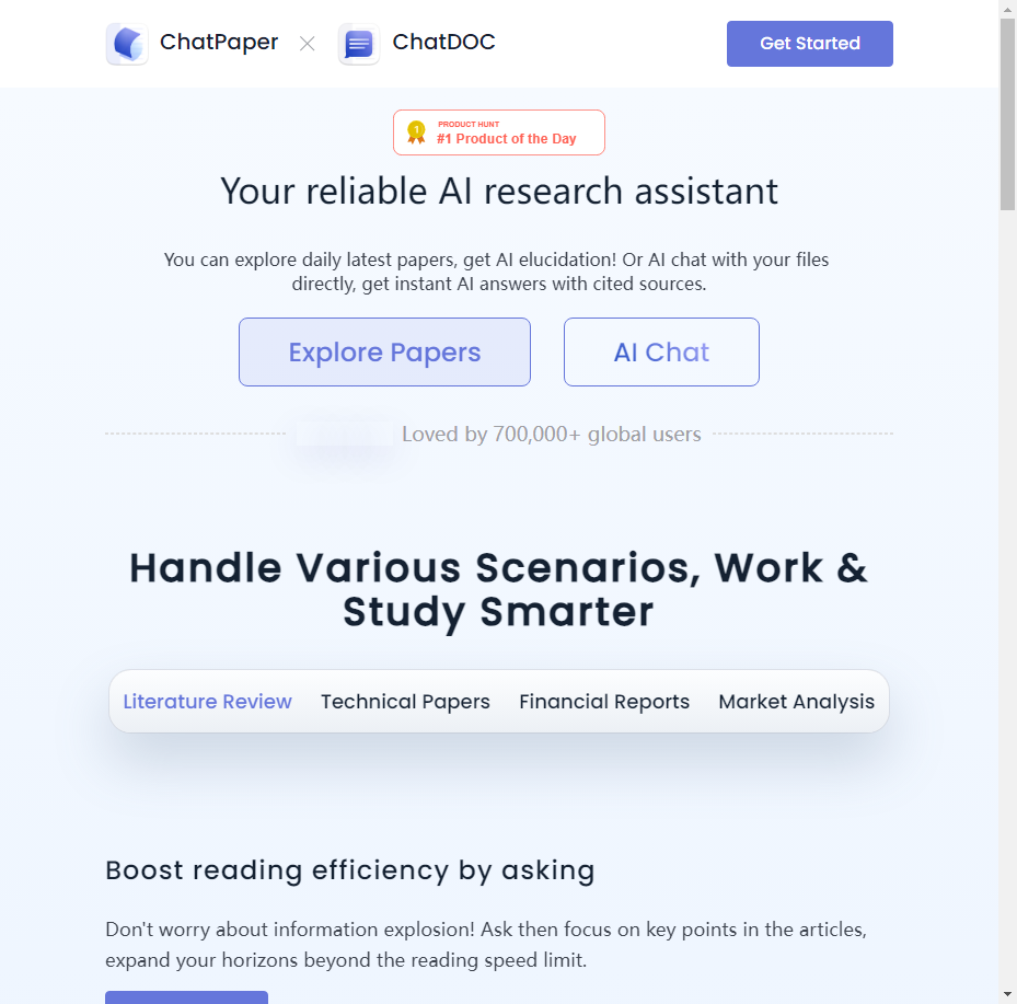 ChatPaper: Explore and AI Chat with the Academic Papers